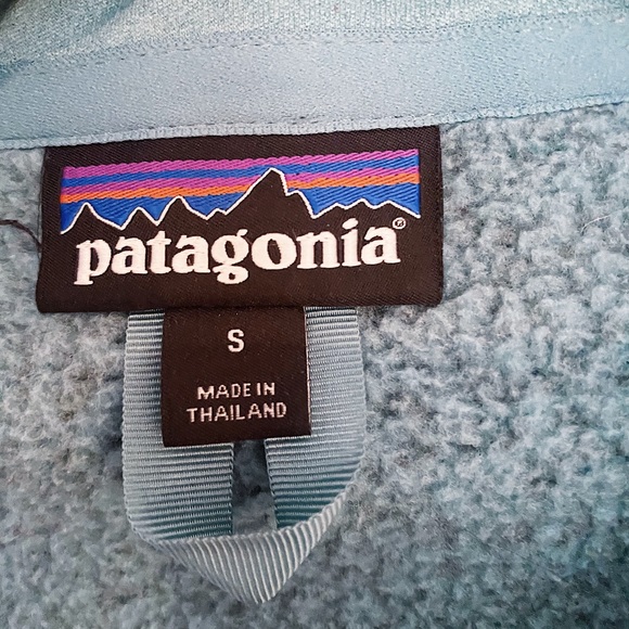 Patagonia Better Sweater 1/4 zip women’s jacket in atoll blue size small - Picture 6 of 6